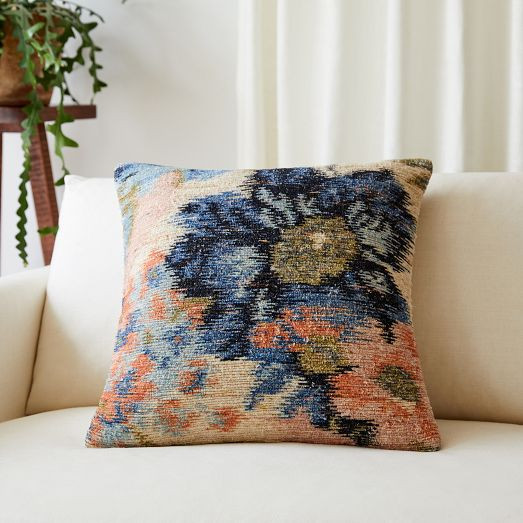 Floral Ikat Pillow Cover | West Elm (US)
