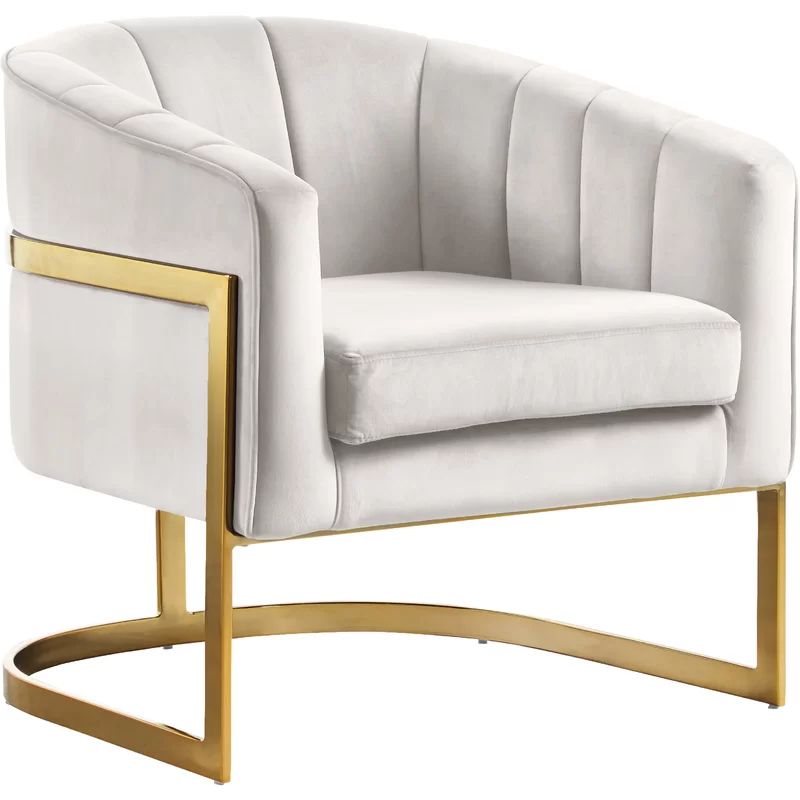 Barnicle 31.5' Wide Velvet Barrel Chair | Wayfair North America