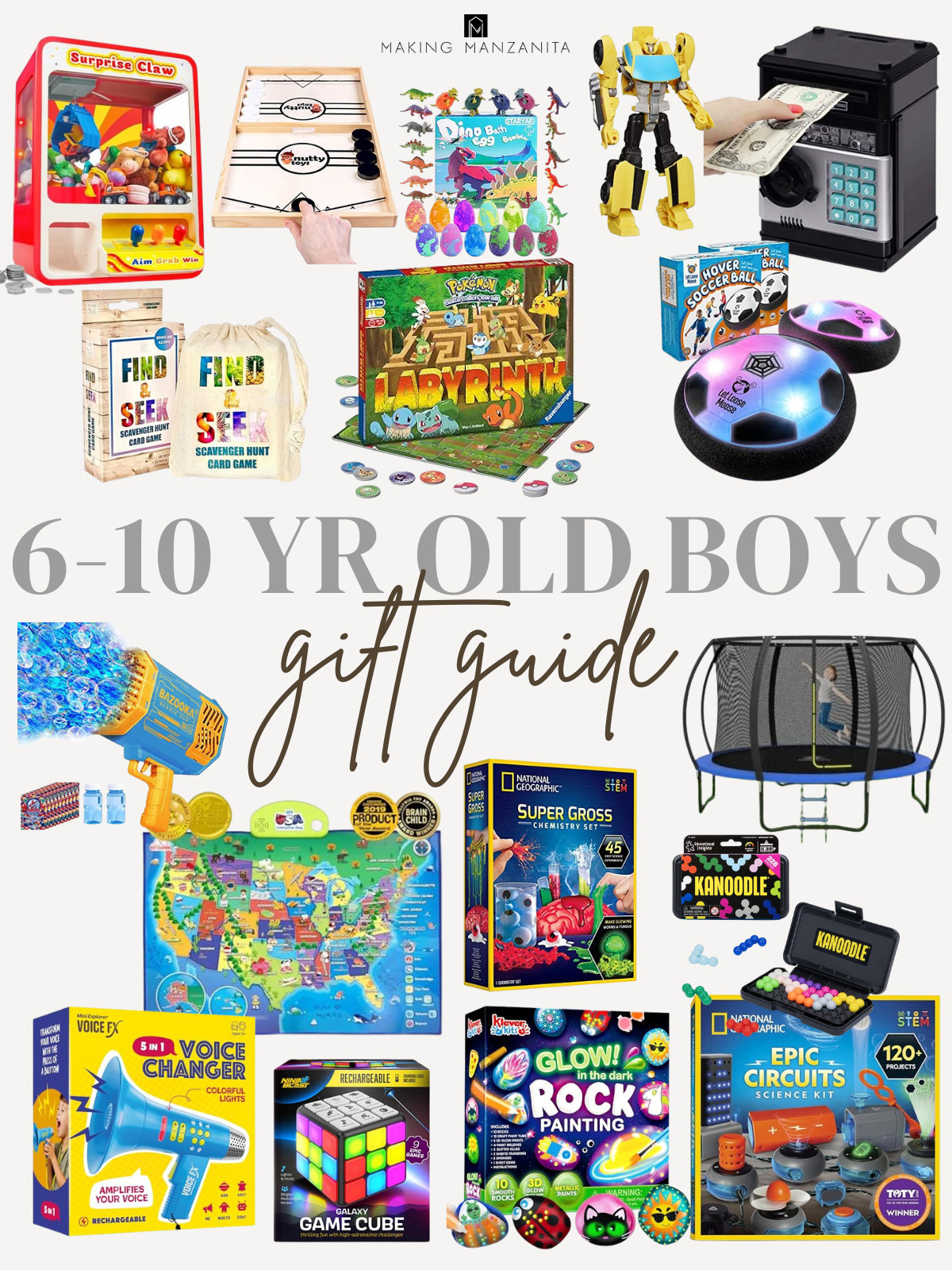 Shopping for boys 6–10? Here’s the stuff they’ll actually use, not abandon in a corner by tomorrow. Think creative, active, and screen-free fun. #giftguide #giftsforboys  

 #LTKGiftGuide #LTKHoliday #LTKKids
