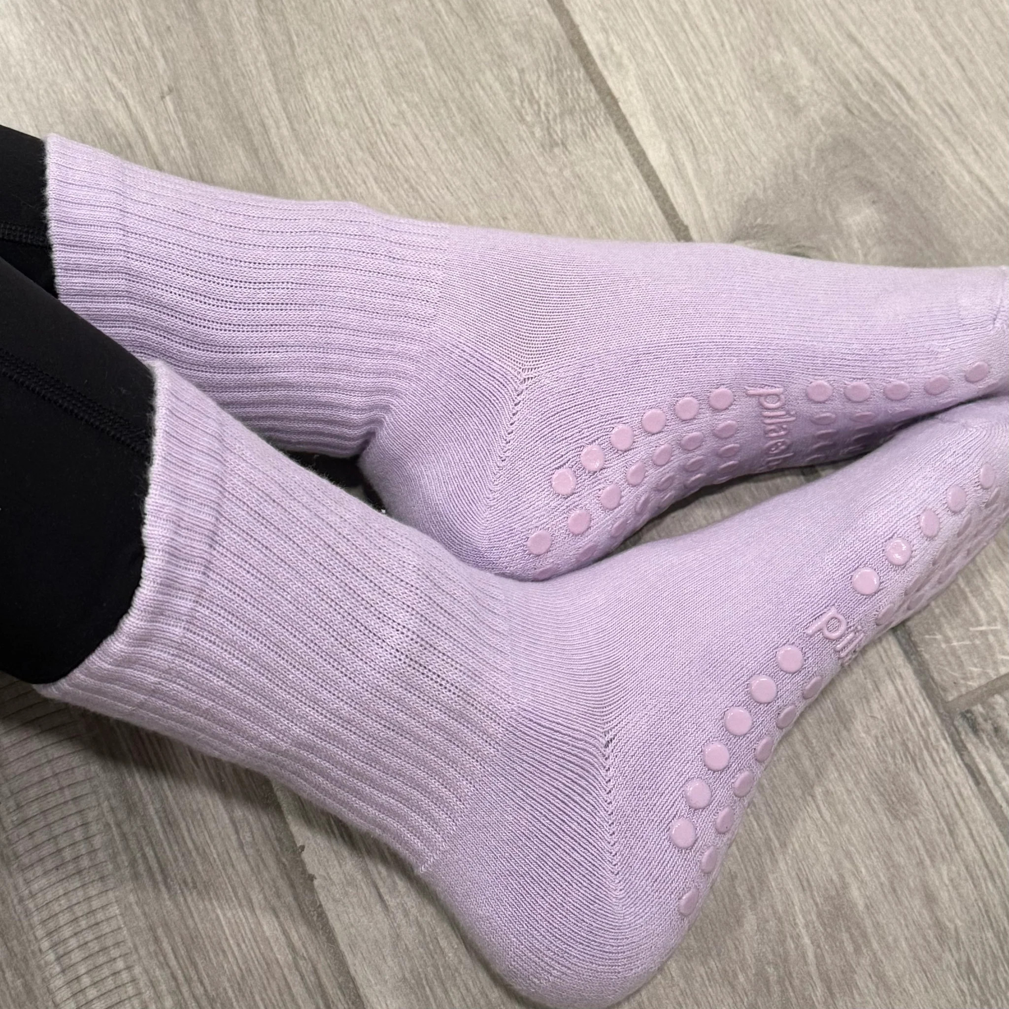 PILA Plain Best Grip Sock - Lavender | Pila-Barre