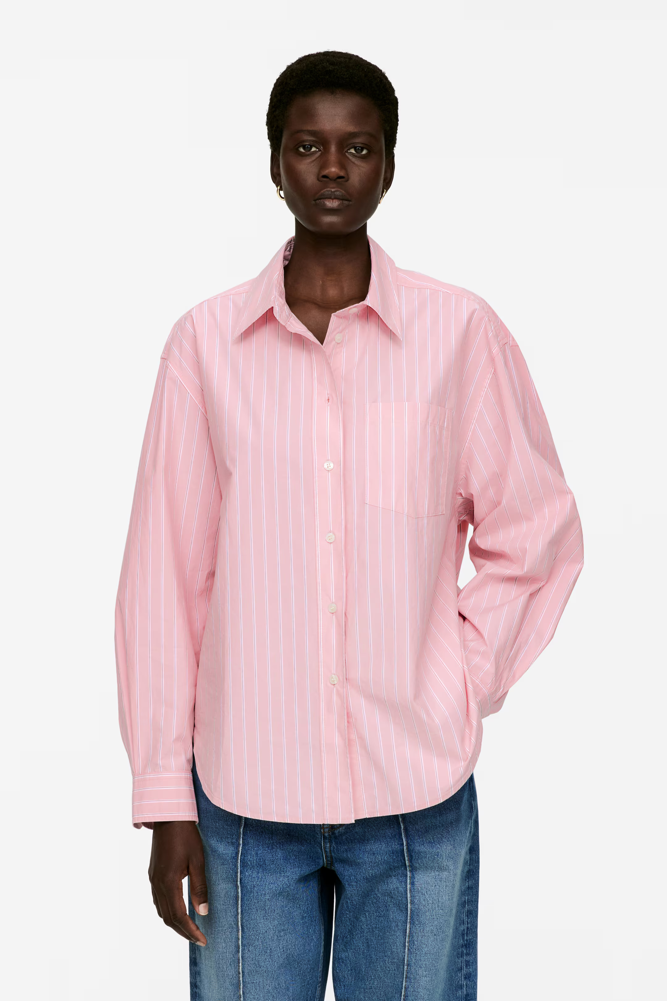 Oversize-Hemd aus Baumwolle | H&M (DE, AT, CH, NL, FI)