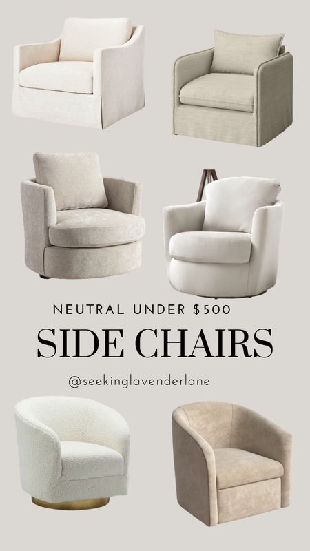 I’ve been on a major budget trying to finish my living room. Though I love vintage and thrifted I wanted something “new” for our living room side chairs. Neutral + comfortable + simple + affordable! I found the ones and now sharing more that I really love all under $500!!!!  #sidechairs #livingroomfurniture 

#LTKhome