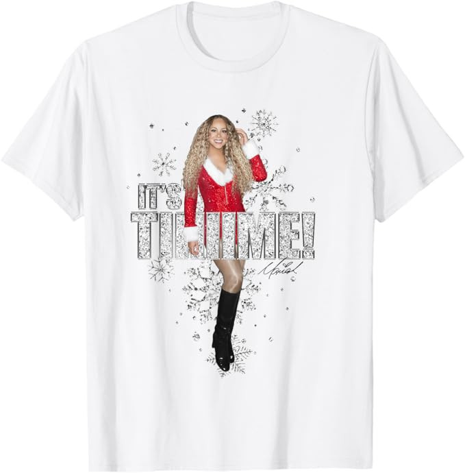 Mariah Carey Official Christmas It’s Time 2025 T-Shirt | Amazon (US)