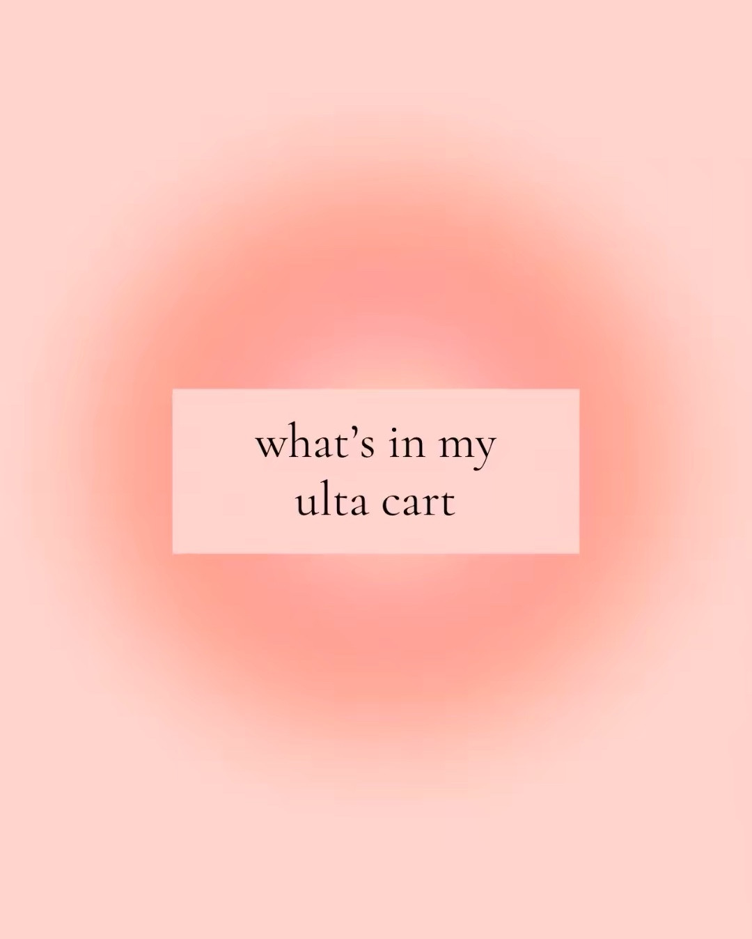 what’s in my ulta cart

#LTKGiftGuide #LTKBeauty