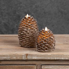 Flameless Pinecone Candle One of Each | Antique Farm House
