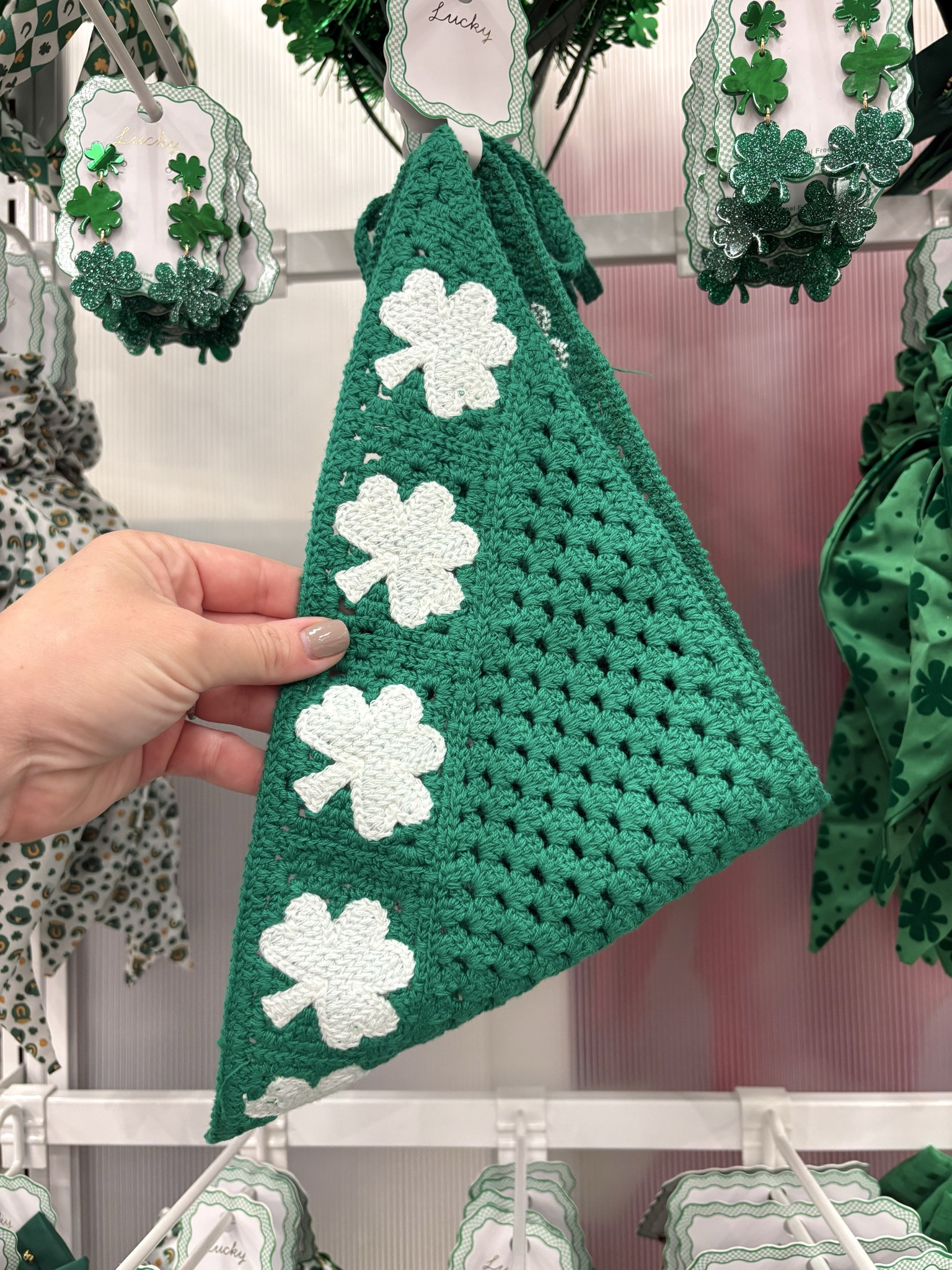 Super cute festive bandanna 🍀 

#LTKSpringSale #LTKootd #LTKSeasonal