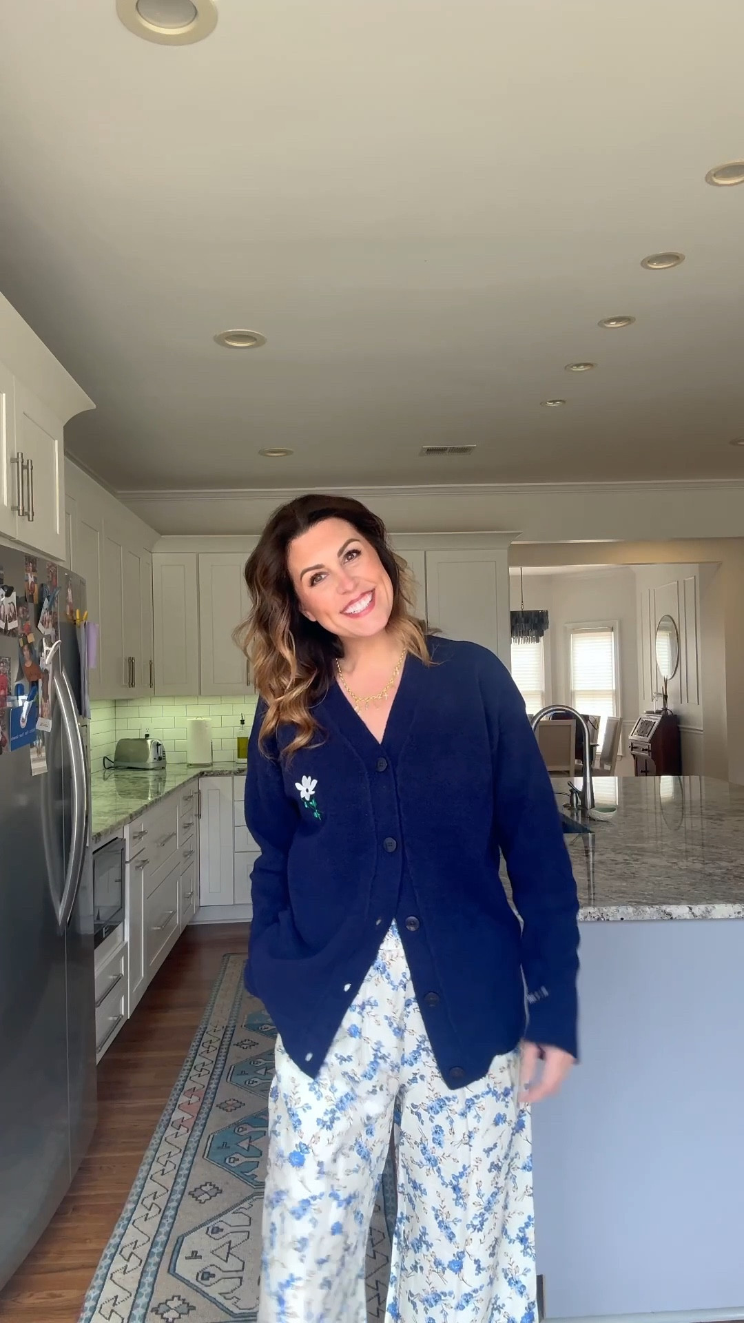 This menswear cardigan is so soft and versatile, you’ll be seeing me wearing it a lot this spring. This floral pants are SO sweet and have the prettiest blues in them. 

Wearing a medium in cardigan 
Wearing a medium in pants 

#LTKStyleTip #LTKSeasonal #LTKFindsUnder50