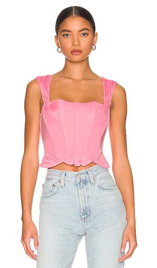 Knock Out Corset Top in Rose Quartz | Revolve Clothing (Global)