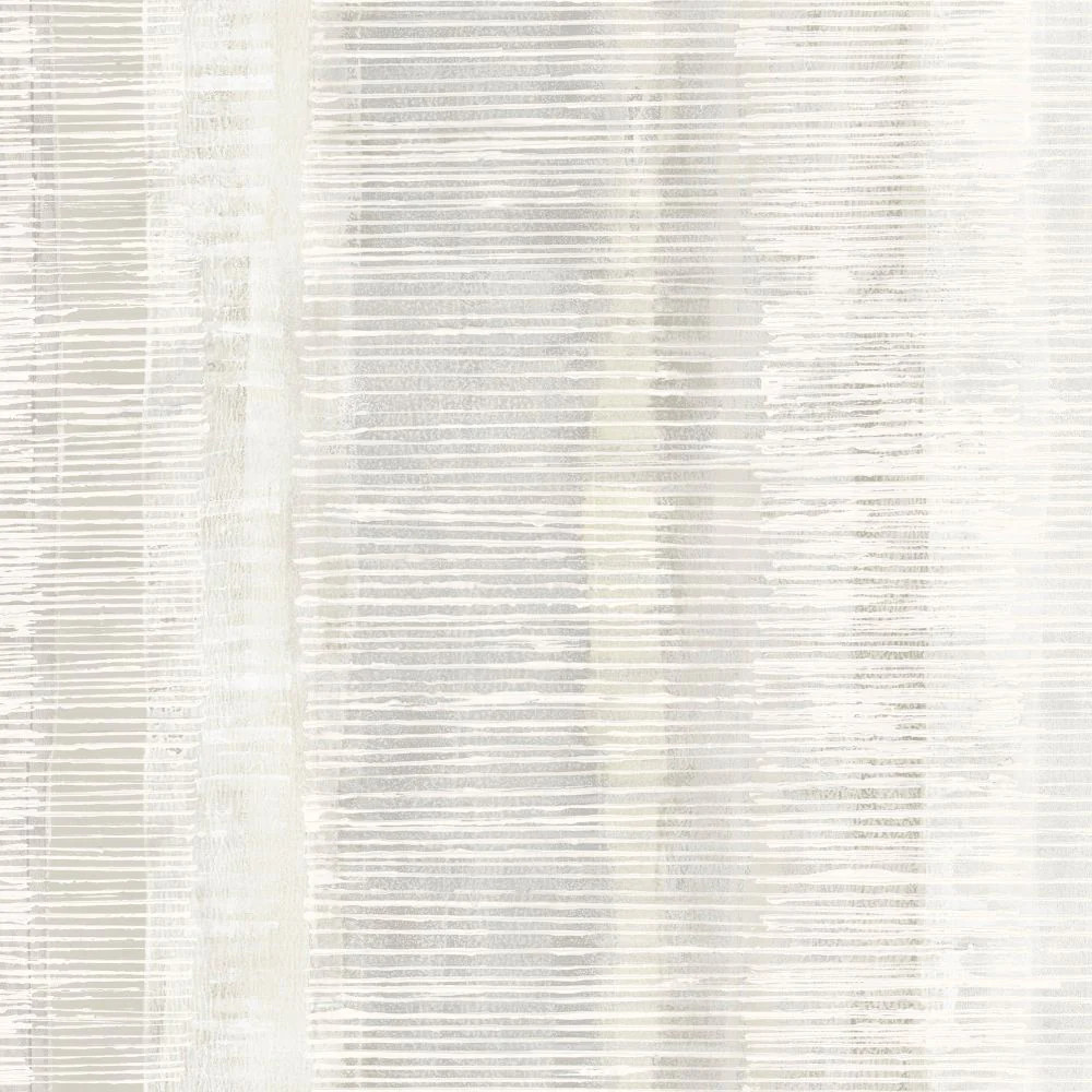 Tikki Natural Ombre Wallpaper in Grey Mist and Ivory from the Boho Rhapsody Collection by Seabroo... | Burke Decor