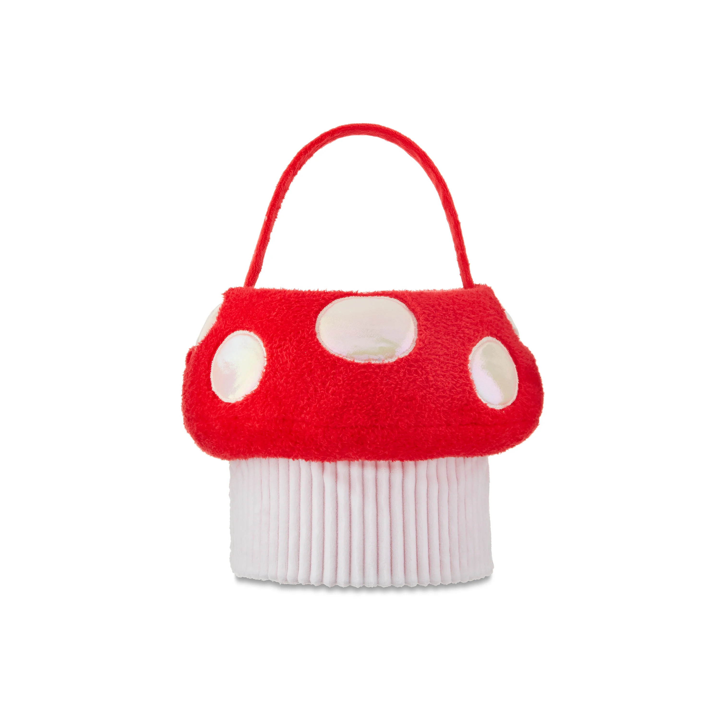 Easter Red Plush Mushroom Basket, 11 in x 14 in, by Way To Celebrate | Walmart (US)