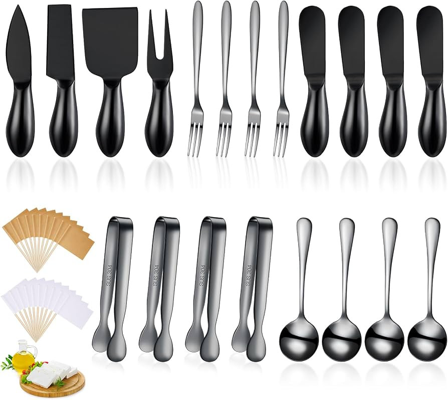 Patelai Charcuterie Board Accessories Cheese Spreader Knife Set Charcuterie Utensils Butter Knife... | Amazon (US)