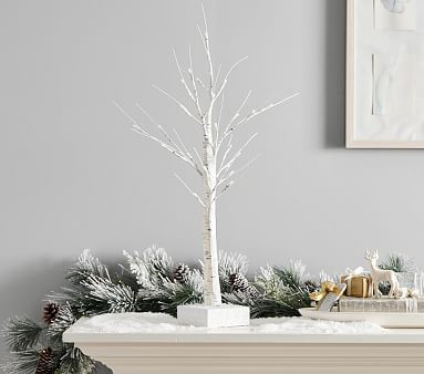 Light Up LED Birch Tree Decor | Pottery Barn Kids