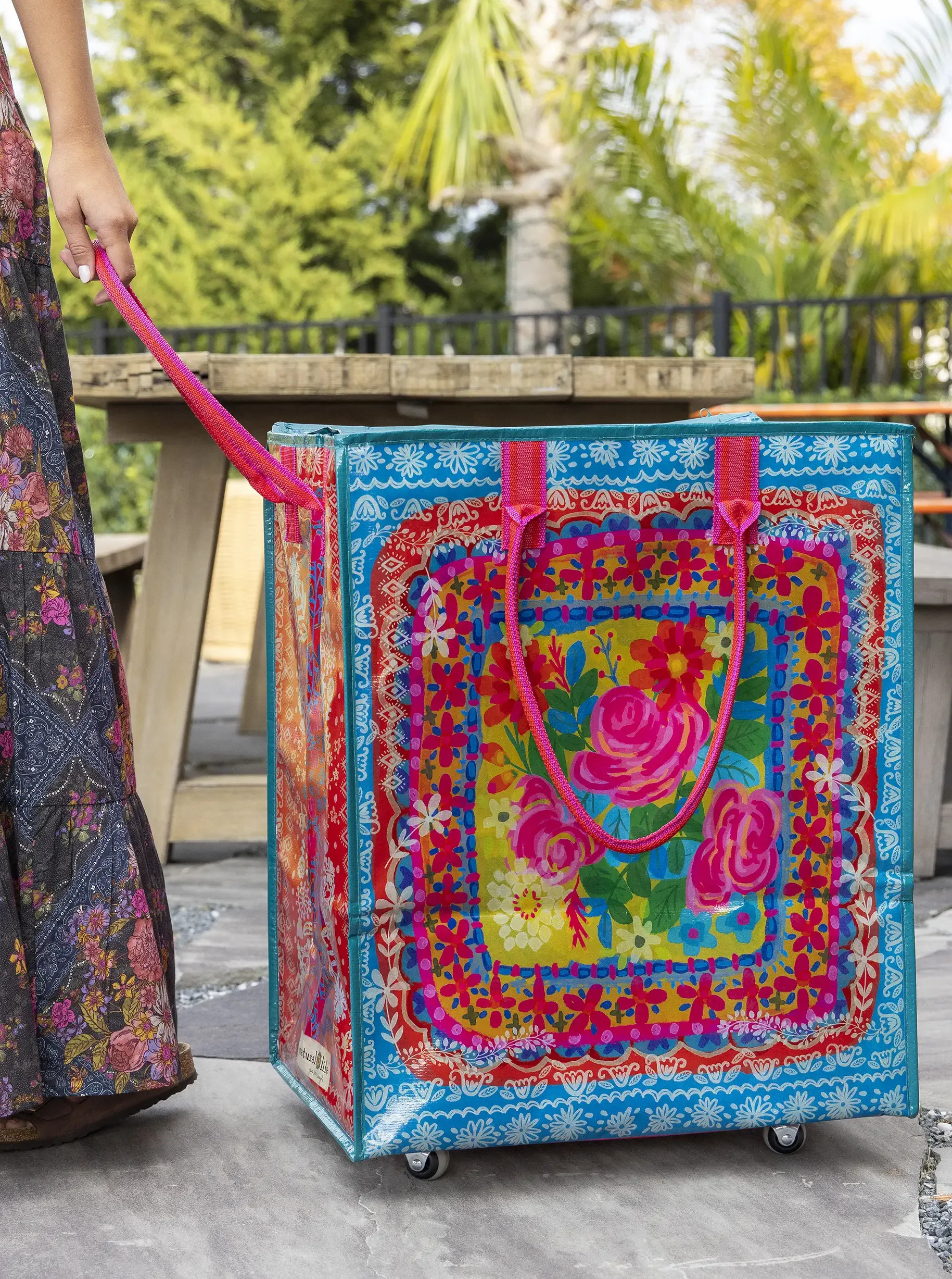 Rolling Tote Bag | Natural Life