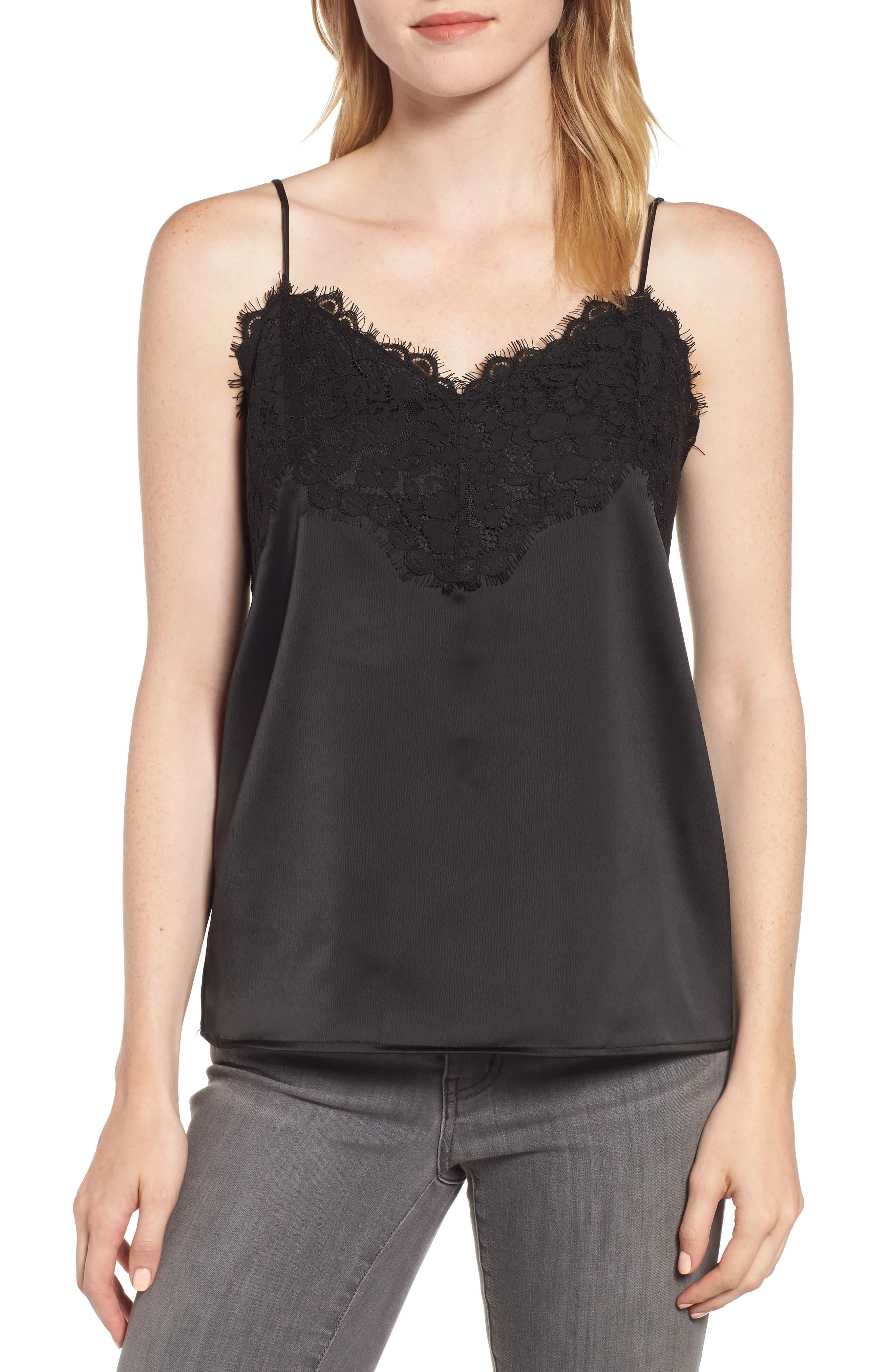 Gibson x Glam Squad Rachel Lace Camisole (Regular & Petite) (Nordstrom Exclusive) | Nordstrom