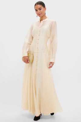 Champagne Organza Marbella Dress | Tuckernuck (US)