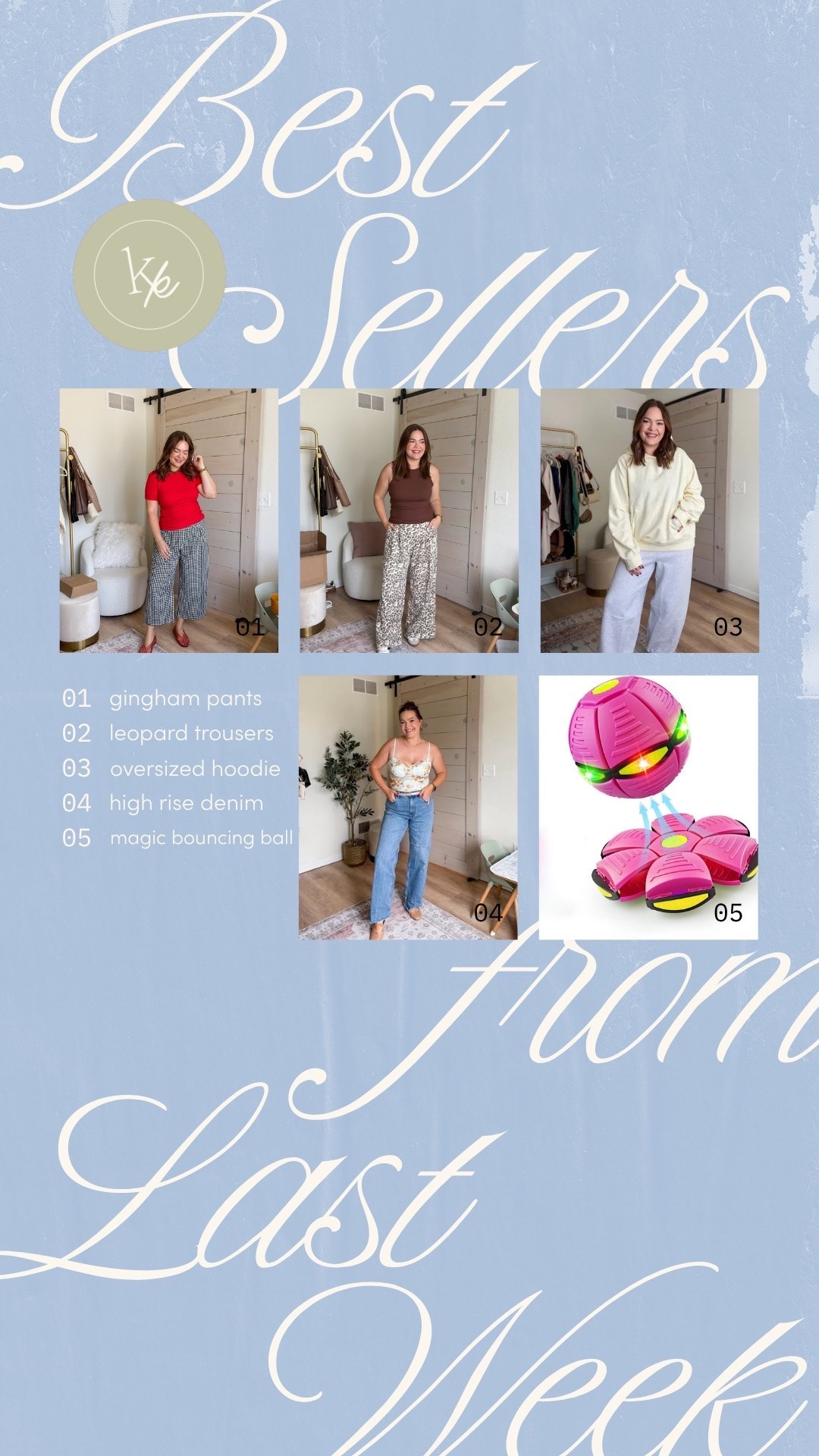 Last weeks best sellers /