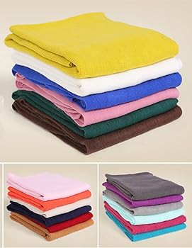 Wander Agio Women's Warm Scarves Long Shawl Winter Warm Large Scarf Pure Color | Amazon (US)