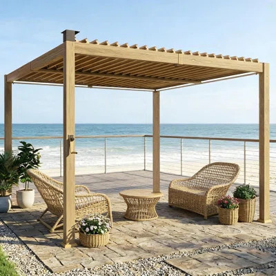 Outdoor Pergola,Louvered Pergola,Patio Pergola(Only Pergola) | Wayfair North America