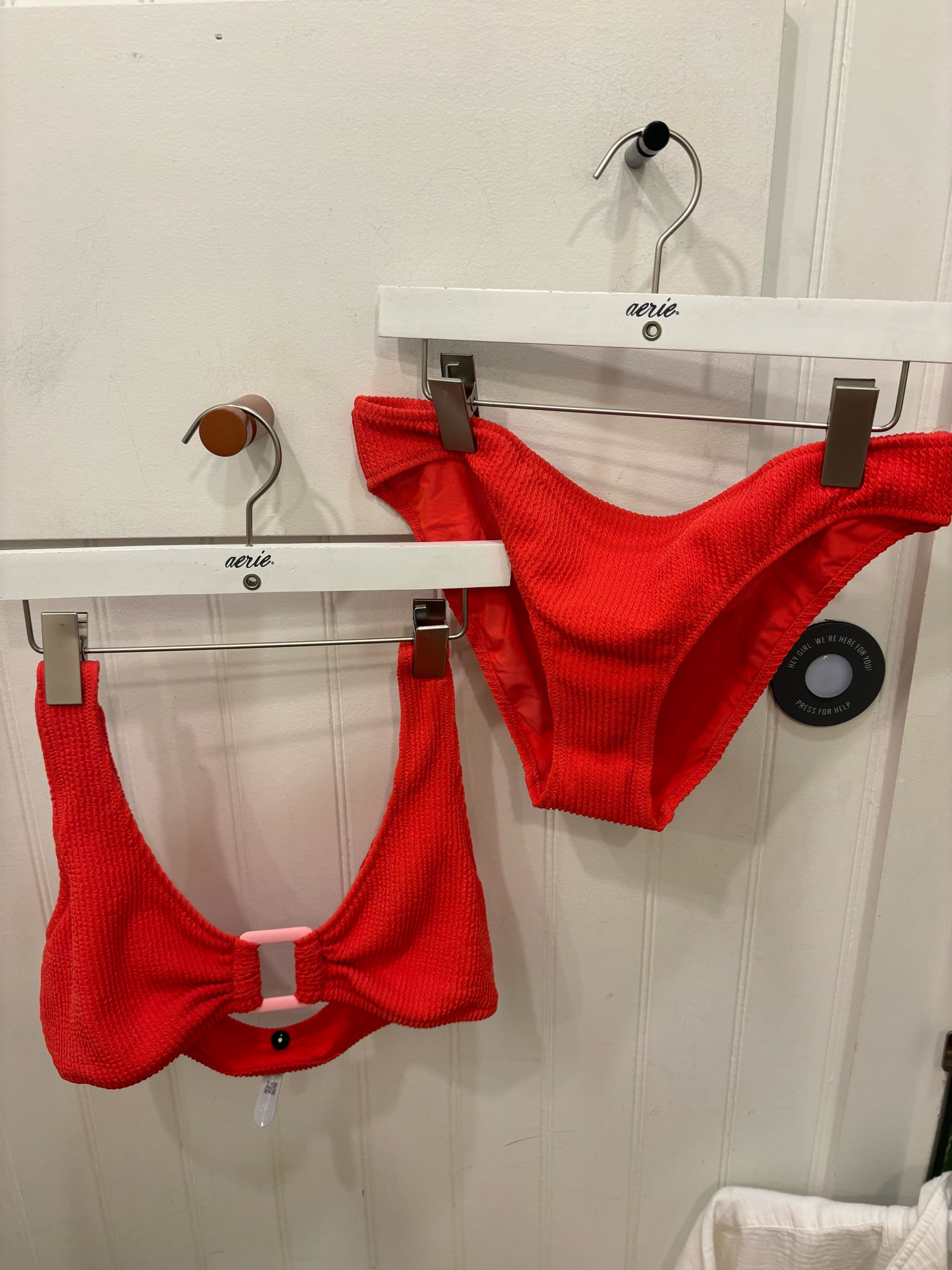 this vibrant red is such a fun color! the sizing of this bikini is so forgiving + so comfy!! only warning is it does not have pads! ;) 

sz large on top + bottom

#LTKswim #LTKtravel #LTKSpringSale