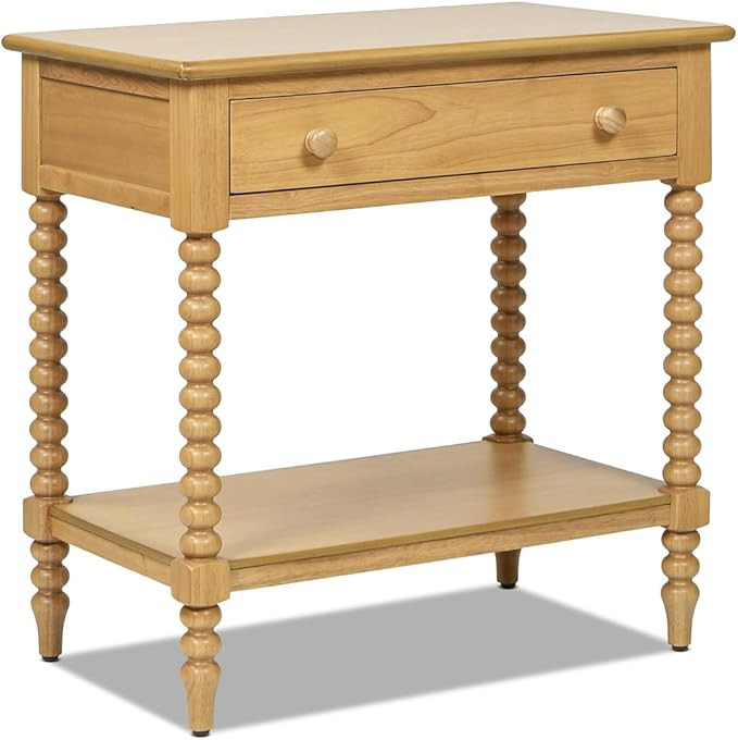 Jennifer Taylor Home Easton 28" Modern Farmhouse Turned 1-Drawer Storage Nightstand Side Table wi... | Amazon (US)