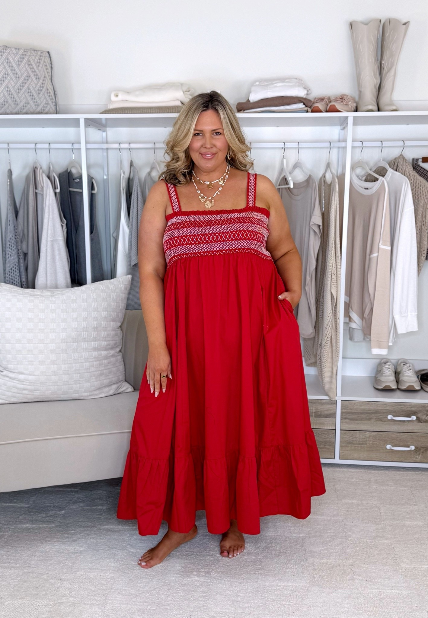 Wearing an XXL in almost everything. In the strapless striped dress I’m wearing an XL, in the pants I’m wearing a 36 and the top is an XL, the floral mini dress is an XL but it was too small. Use code AFLTK for 20% off! Plus size, Abercrombie, outfit inspo, mom style, summer fashion, apron belly, on sale, dresses

#LTKPlusSize #LTKMidsize #LTKSeasonal