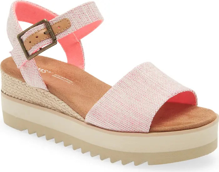 TOMS Diana Platform Wedge Sandal | Nordstrom | Nordstrom
