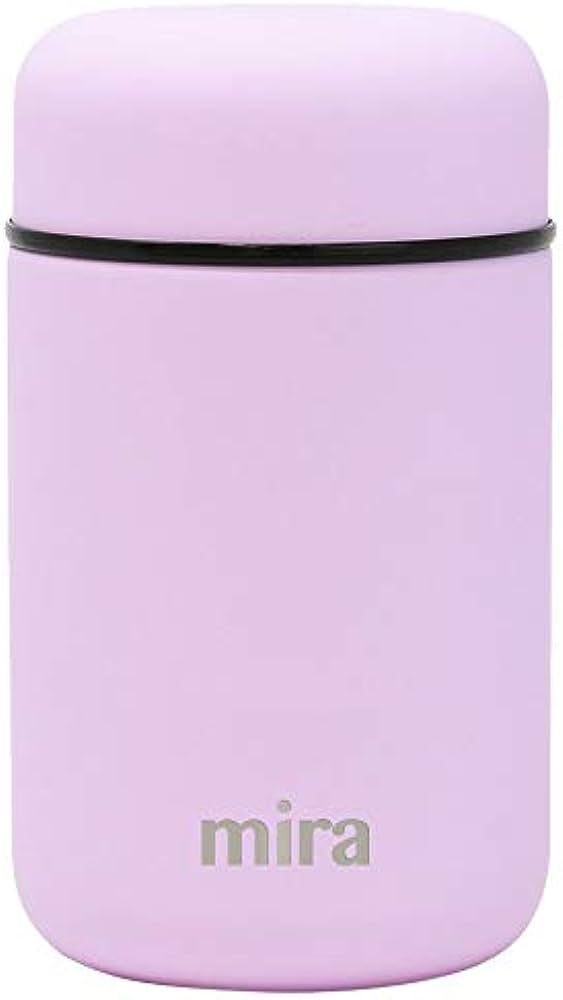 MIRA Insulated Food Jar Thermos for Hot Food & Soup, Compact Stainless Steel Vacuum Lunch Contain... | Amazon (US)