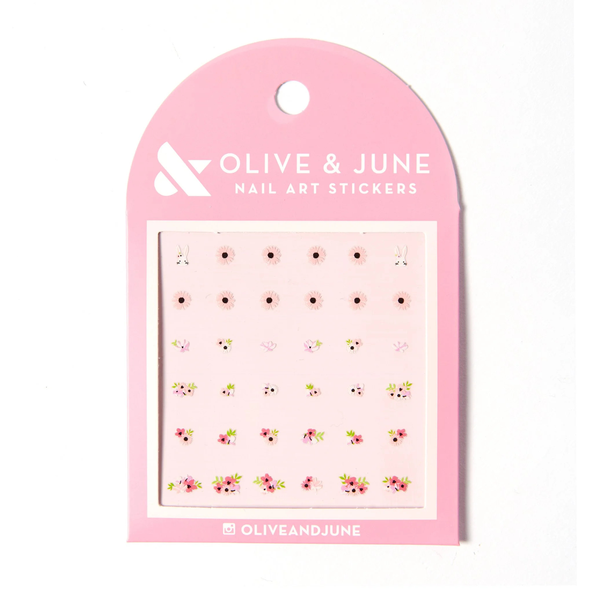 Olive & June Nail Art Stickers, Everyday Bouquet, Multi-Color, 36 Count | Walmart (US)