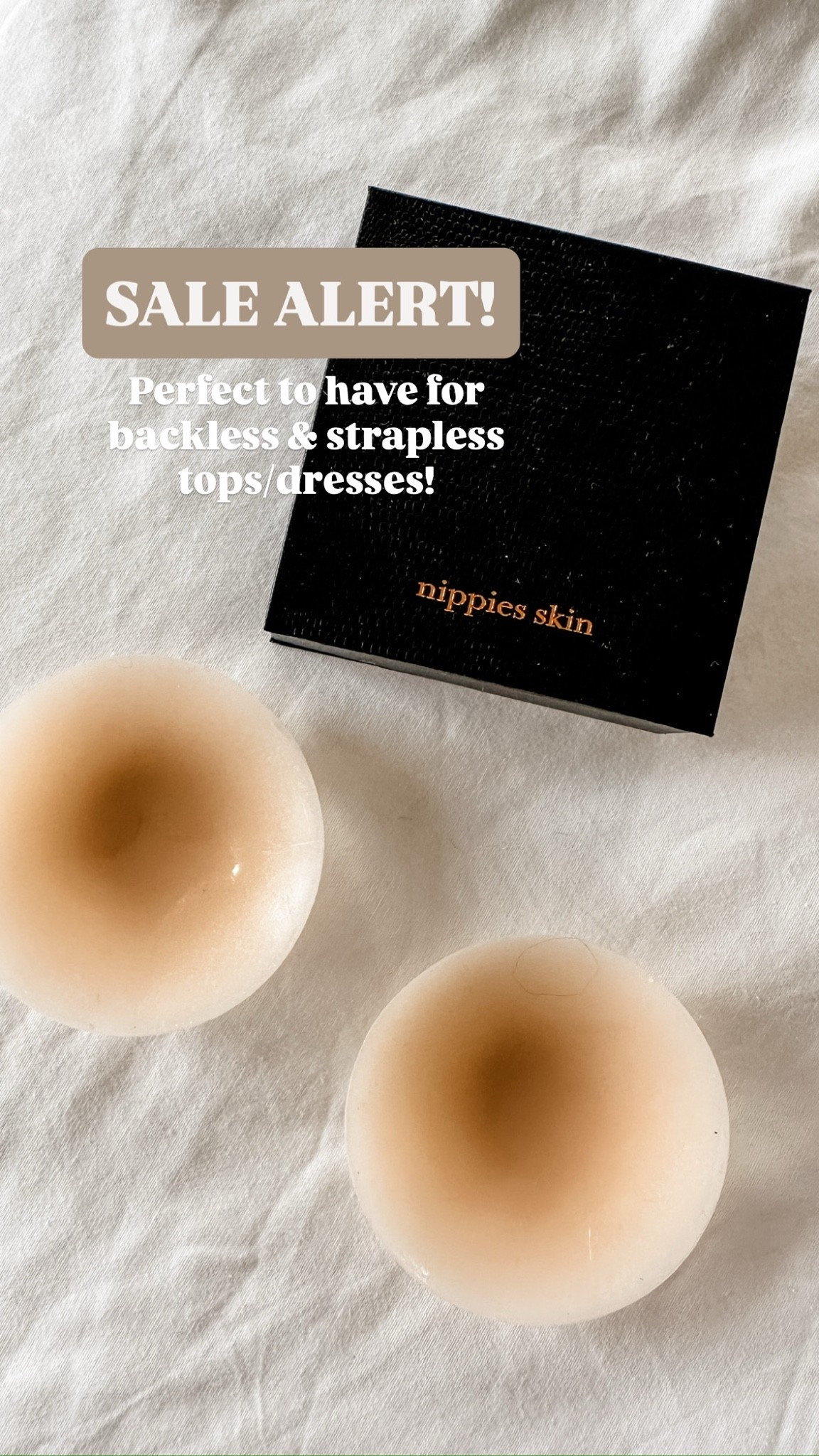 These nippies are a necessity for backless and strapless tops/dresses! I wear these all the time under event dresses! Currently on sale!

Loverly Grey, Labor Day sales, Amazon, nippies, nipple covers

#LTKSaleAlert