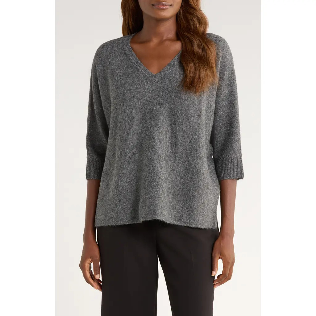 Vince Camuto Dolman Sleeve Sweater in Medium Heather Grey at Nordstrom Rack, Size Large | Nordstrom Rack