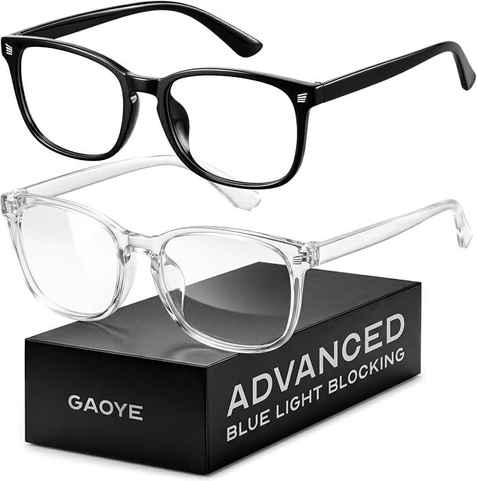 Gaoye Eyewear Frames for Men - Blue Light Blocking Square Glasses, Anti UV Ray Computer Gaming, B... | Amazon (US)