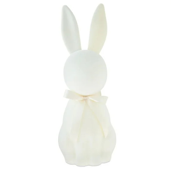 Flocked Bunny Tabletop Decoration, Cream, 16", Easter by Way To Celebrate | Walmart (US)