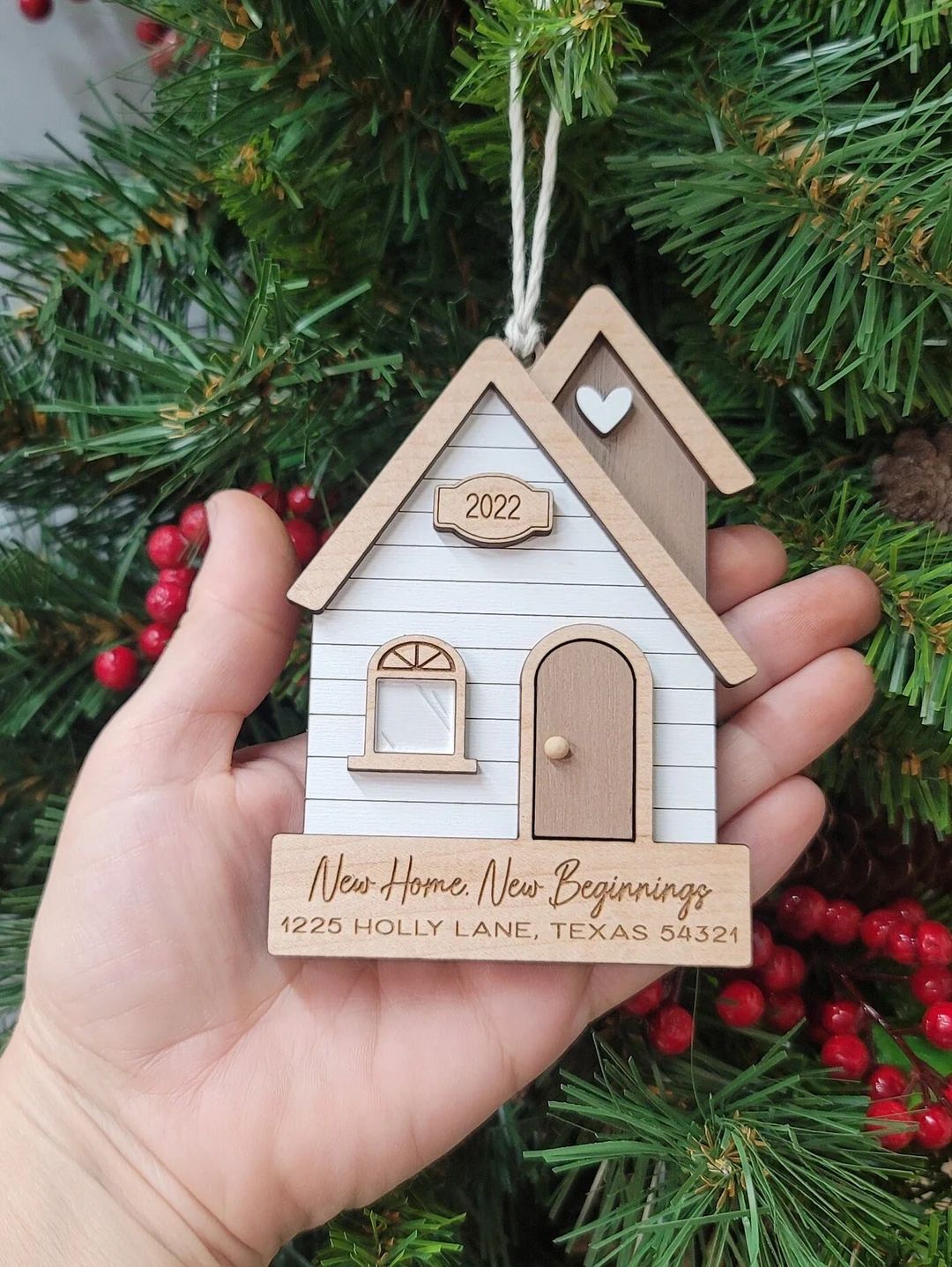 Our First Home Christmas Ornament | Agent Closing Gift For Seller | New Home Gift | Cute House Or... | Etsy (US)
