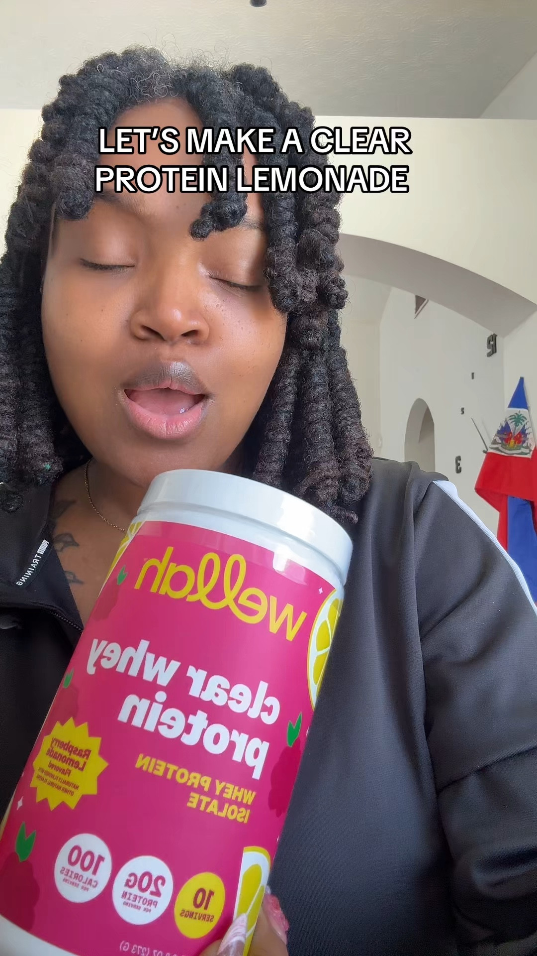 Let’s make clear protein lemonade.
It’s taste good 
it’s 100 calories and 20g protein 
i had it with 3 boiled eggs as my lunch. 

#LTKfitnessgoals #LTKActive #LTKdayinmylife