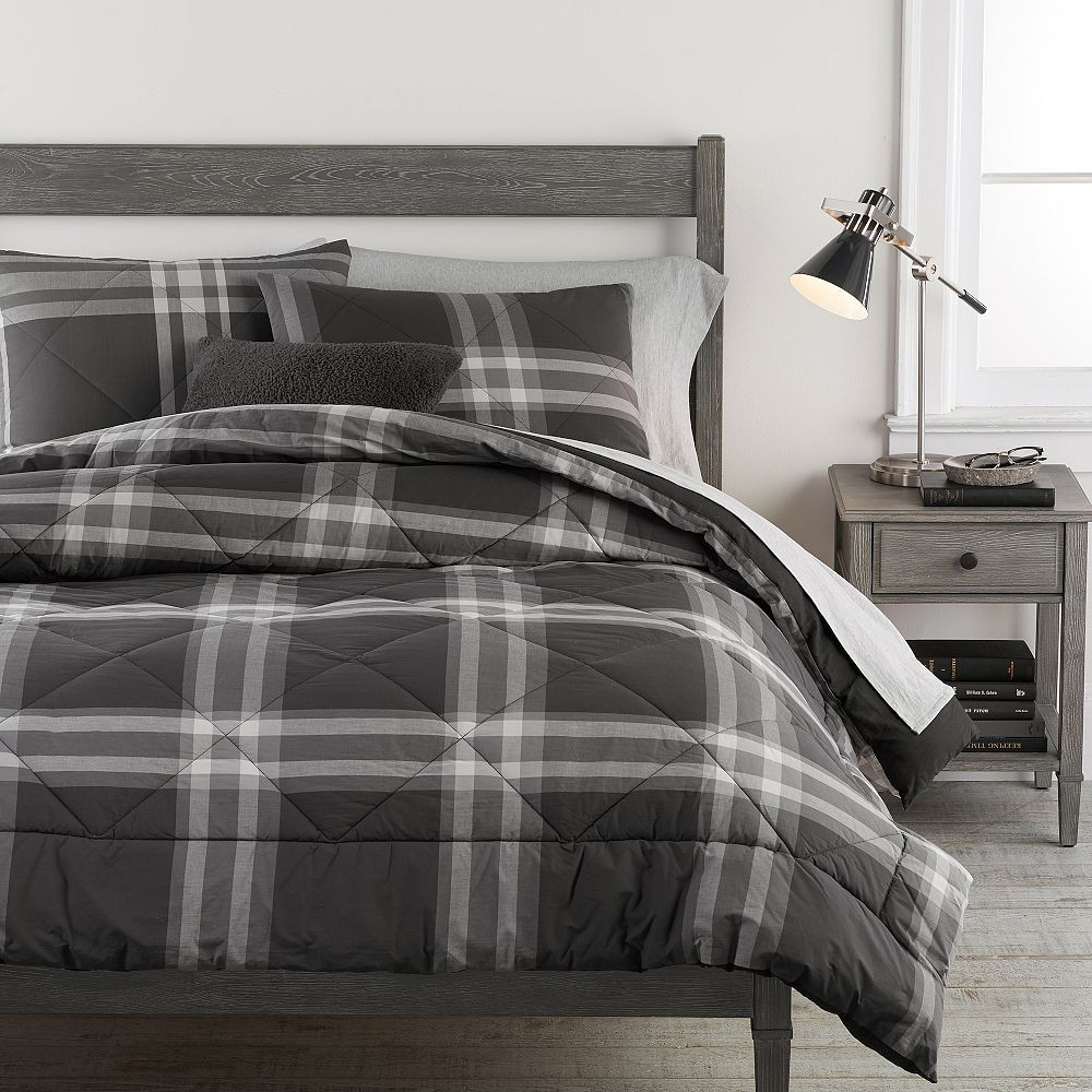 Xander Plaid Comforter | Pottery Barn Teen