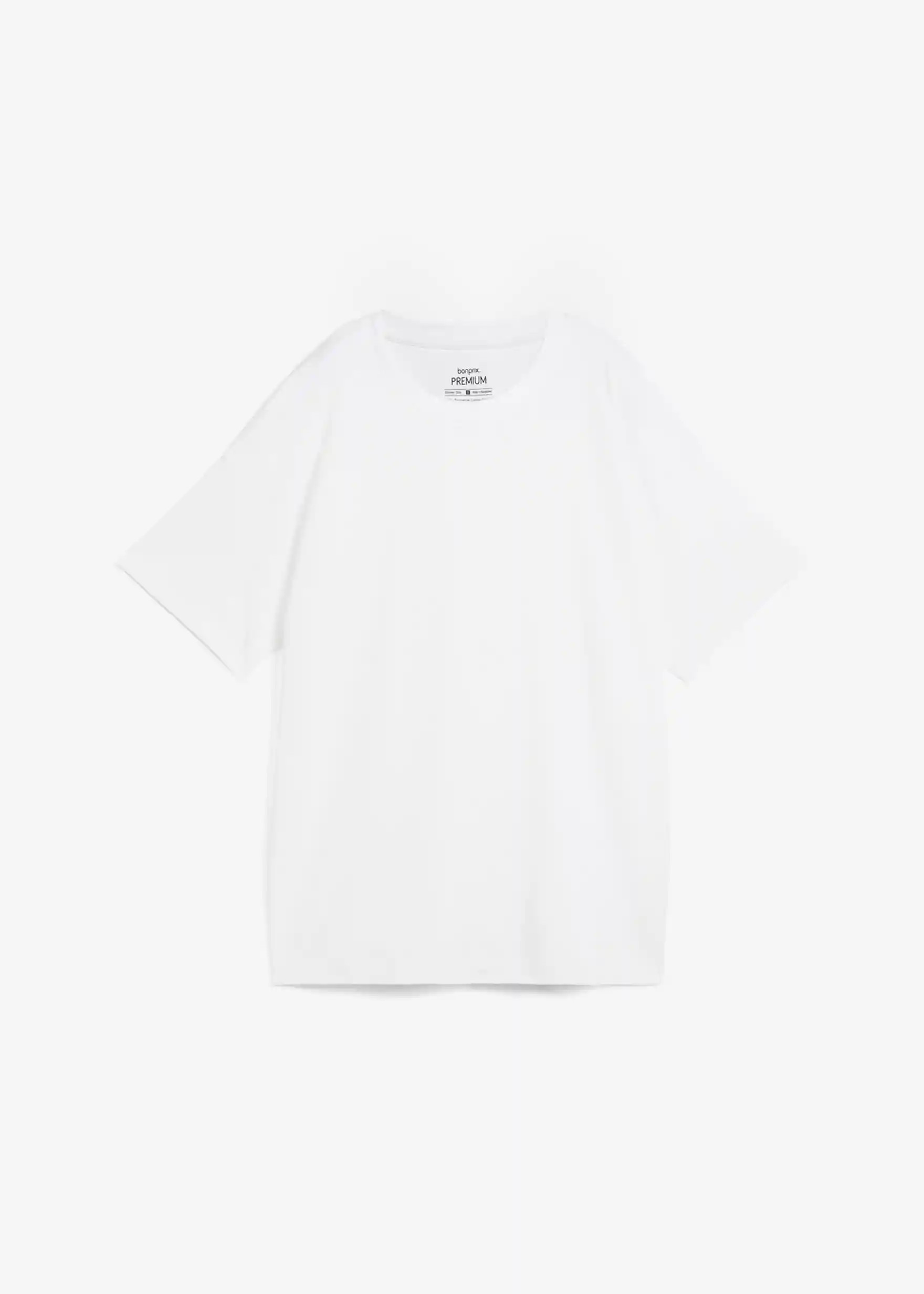 längeres Shirt aus schwerem Baumwollstoff in Premium Qualität | Bonprix DE