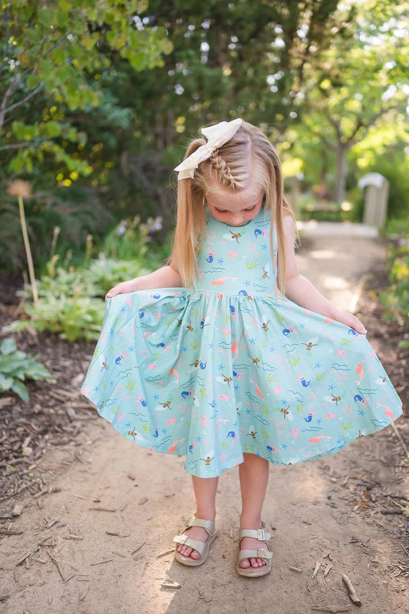 Sofia Dress in Mermaid | Ollie Jay