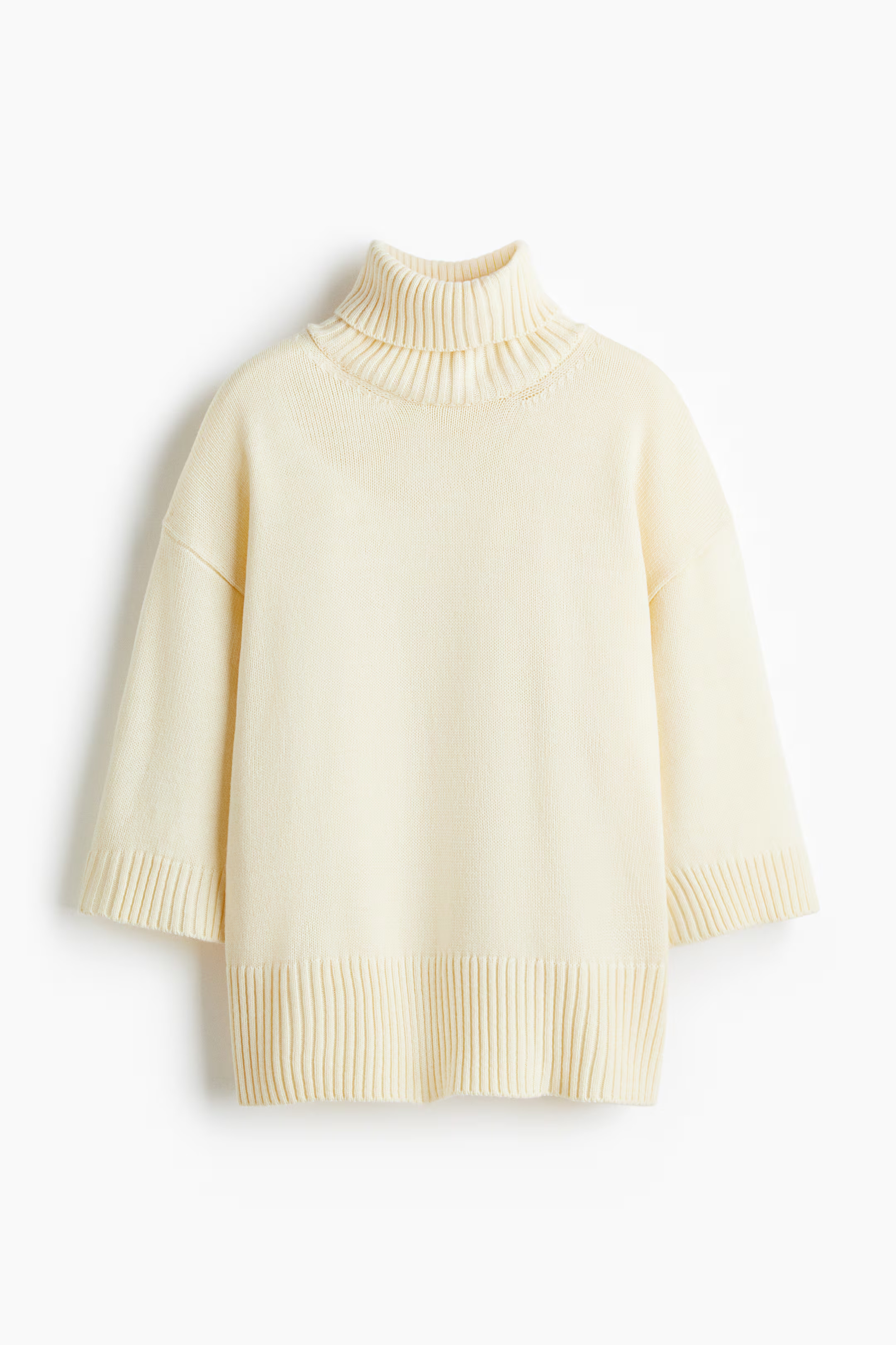 Fine-knit polo-neck jumper | H&M (UK, MY, IN, SG, PH, TW, HK)