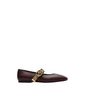 Women's Check Strap Leather Robin Ballerinas | Bloomingdale's (US)