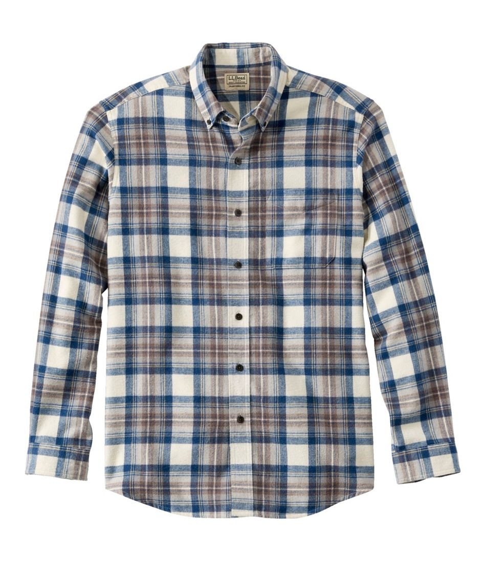 Men's Scotch Plaid Flannel Shirt, Traditional Fit | L.L. Bean