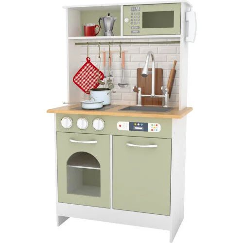 Little Chef Boston Modern Play Kitchen, White | Maisonette