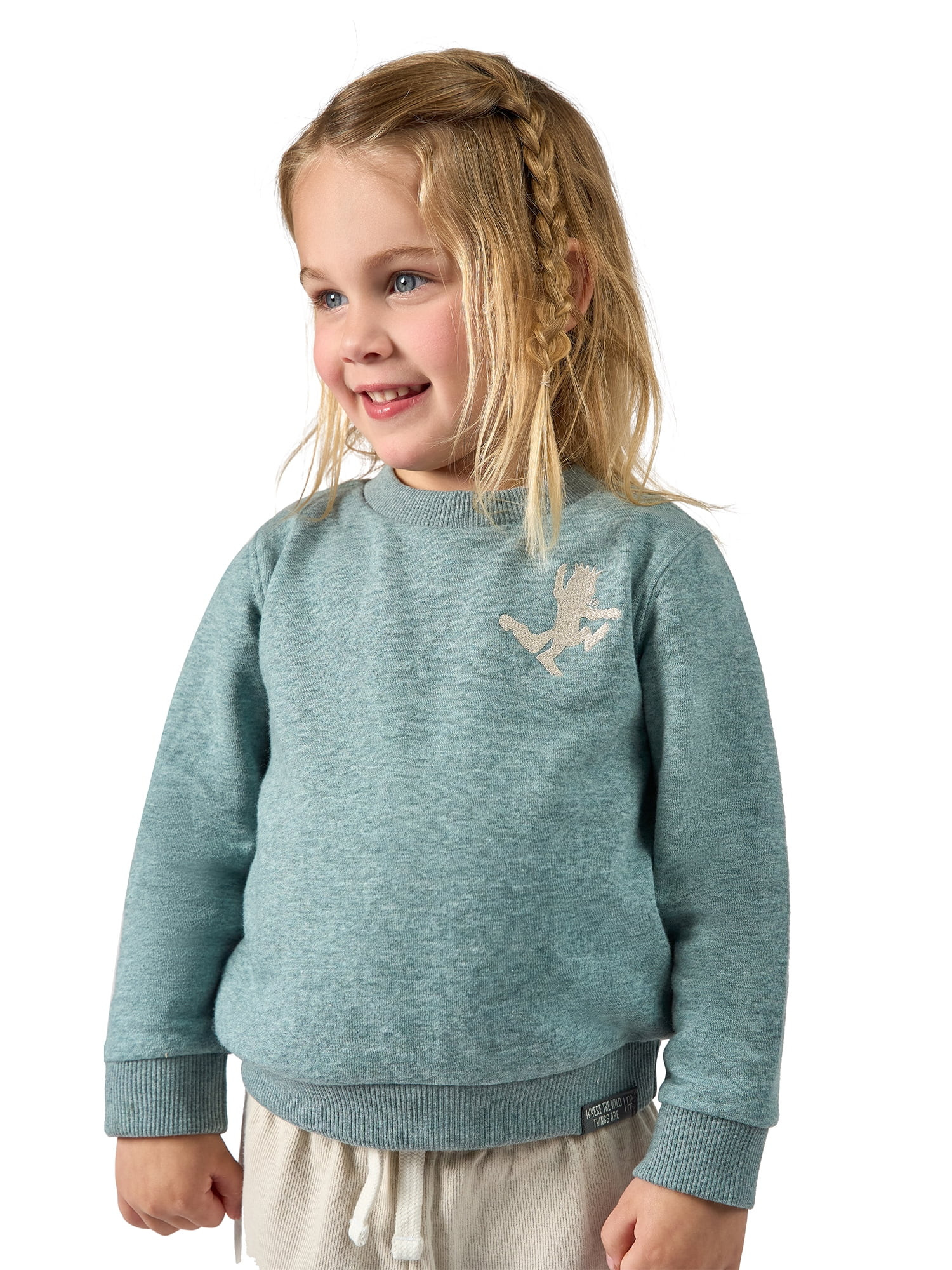 Modern Moments x Where the Wild Things Are Baby and Toddler Neutral Elevated Sweatshirt, Sizes 0/... | Walmart (US)