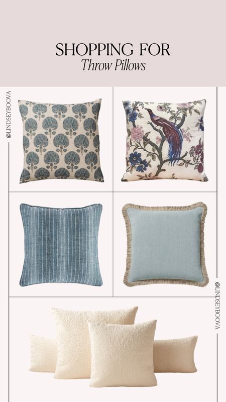 Blue toned throw pillows to elevate your space 

#LTKhome #LTKfindsunder50 #LTKfindsunder100