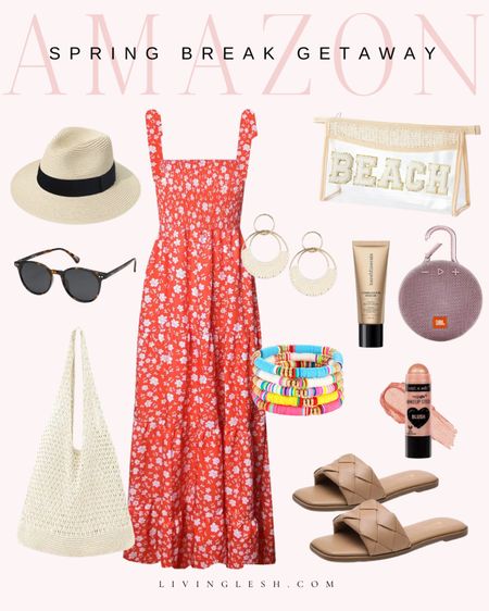 Spring break getaway | Spring dress | Vacation outfit | Spring break | Vacation style | Beach style | Amazon fashion | Amazon style

#LTKfindsunder50 #LTKtravel #LTKSeasonal