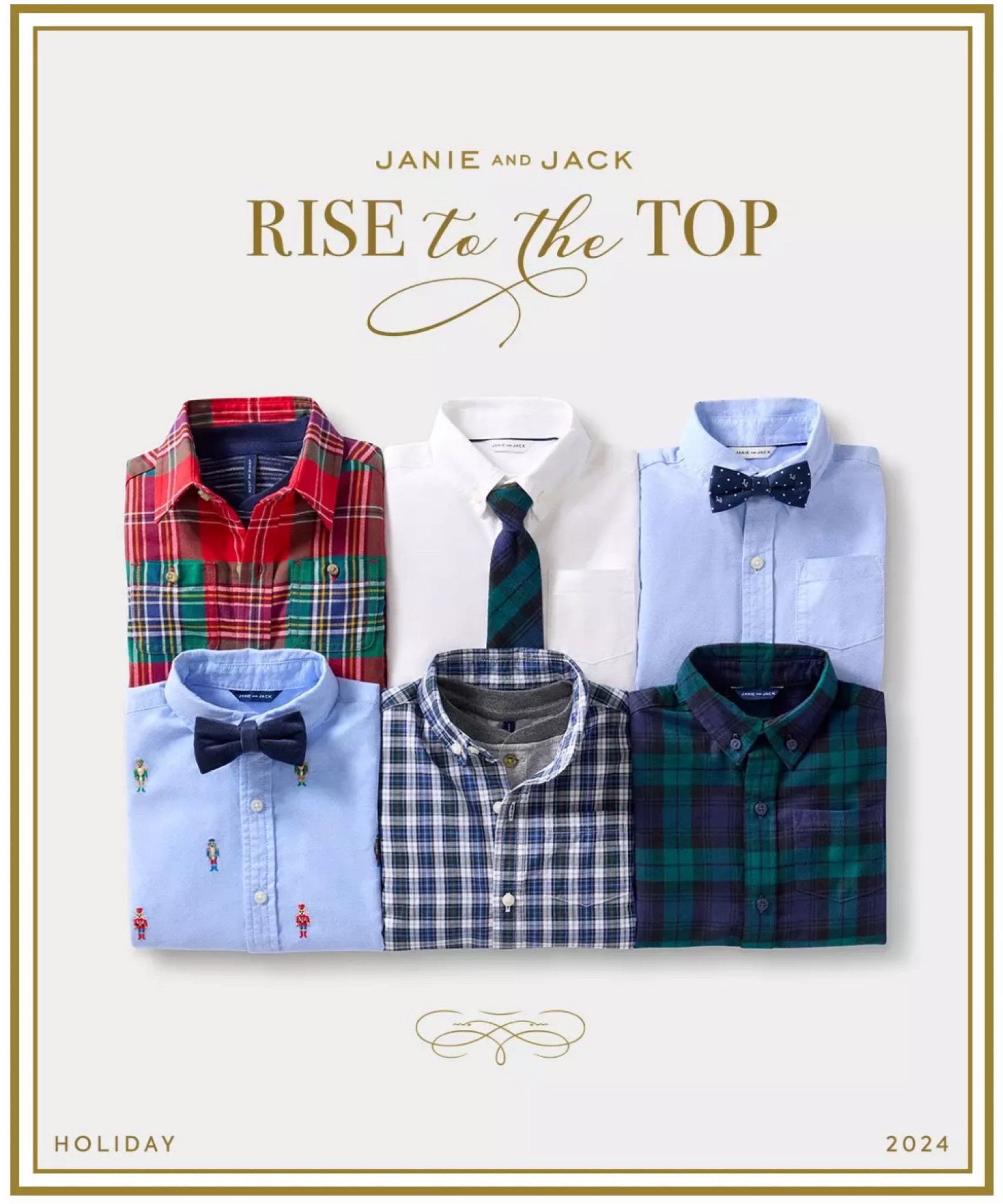 ✨Janie and Jack The Holiday Premiere Collection for Boys 6M-18YRS✨

An extra soft version of our tailored shirt in classic tartan, with brushed fabric for a cozy feel. It's perfect on its own or as part of a layered look.

Whether it's his first holiday or a family moment to remember, Janie and Jack Holiday Collection will make a statement in your Holiday Party and Christmas Cards!


Winter Outfit
Holiday outfit 
Christmas outfits 
Kids birthday gift guide
Children Christmas gift guide 
Christmas gift ideas
Christmas present
Nursery
Nursery decor 
Baby shower gift
Baby registry
Sale alert
New item alert
Baby hat
Baby shoes
Baby dress
Baby Santa hat
Newborn gift
Baby outfit
Christmas party outfits 
Baby keepsakes 
First Christmas outfits
Baby headband 
Girl Christmas outfits 
Girl dresses
Boy Christmas outfits 
Boy winter outfits 
Boy elegant outfits 
Boy party outfits
Boy holiday
Winter coat
Winter dress
Holiday dress
Christmas dress
Girls purse
Bow purse
Plaid Bow Headband
Plaid Puff Sleeve Dress
Bow flat
Boy blazer 
Boy shirt
Boy pants 
Boy vestt
Merry and bright 
Merry Christmas 
White Christmas 
Christmas family photo session outfits 
Photo session outfit inspo
Santa’s list
Gift guide for her
Gift guide for boys
Gifts for him 
Gifts for her
Wedding guest outfit for kids

#LTKGifts #LTKCyberweek
#LTKGiftGuide #LTKstyletip #LTKwedding #LTKfamily #LTKbaby #LTKbump #LTKkids #LTKshoecrush #LTKHoliday
#liketkit #LTKFindsUnder50 #LTKFindsUnder100 #LTKItBag #LTKSaleAlert #LTKSeasonal

#LTKBaby #LTKKids #LTKParties