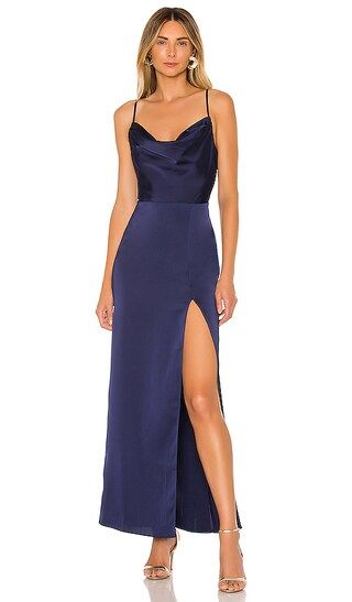 Lila Gown in Blueberry | Revolve Clothing (Global)