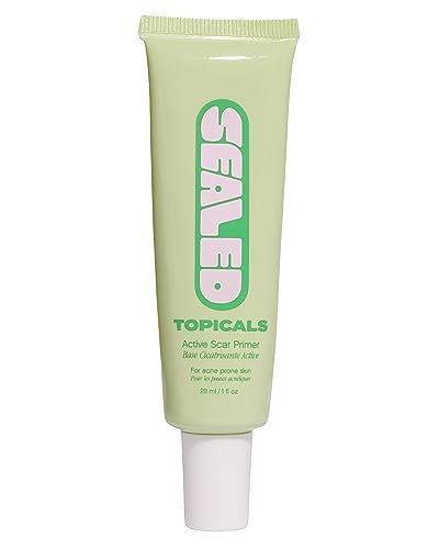 Topicals Sealed Active Scar Filling Primer for Acne Prone Skin - Good for Blemishes, Pores, Acne & Dryness - Contains Retinol and Salicylic Acid - 1 Oz | Amazon (US)