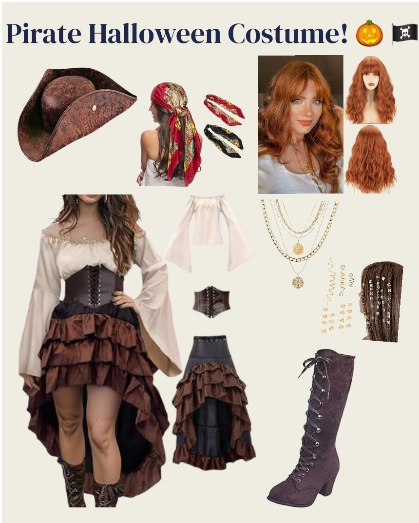 Halloween Costume Idea: Pirate!!! 

Comment for links! 

#LTKSeasonal #LTKHalloween