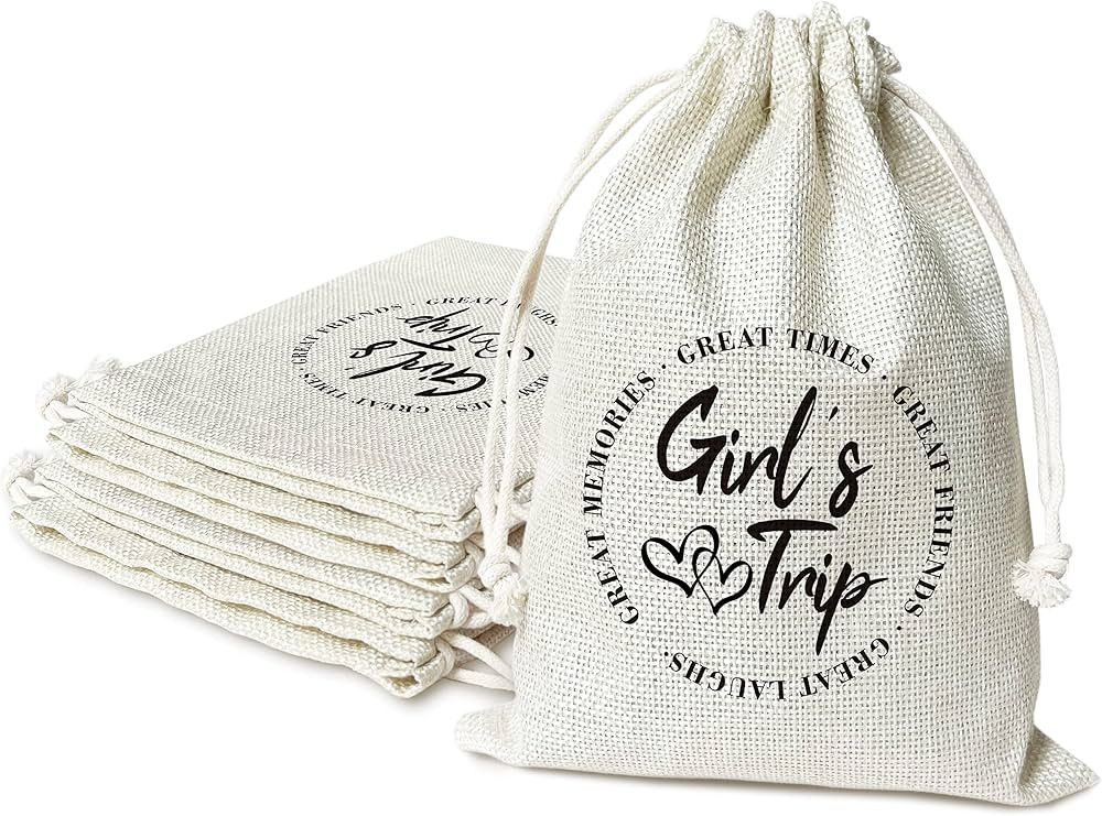 Hangover Kit Bags, Girl's Trip With Drawstring Gift Bag, for Bridal Shower, Wedding, Travel, Bach... | Amazon (US)