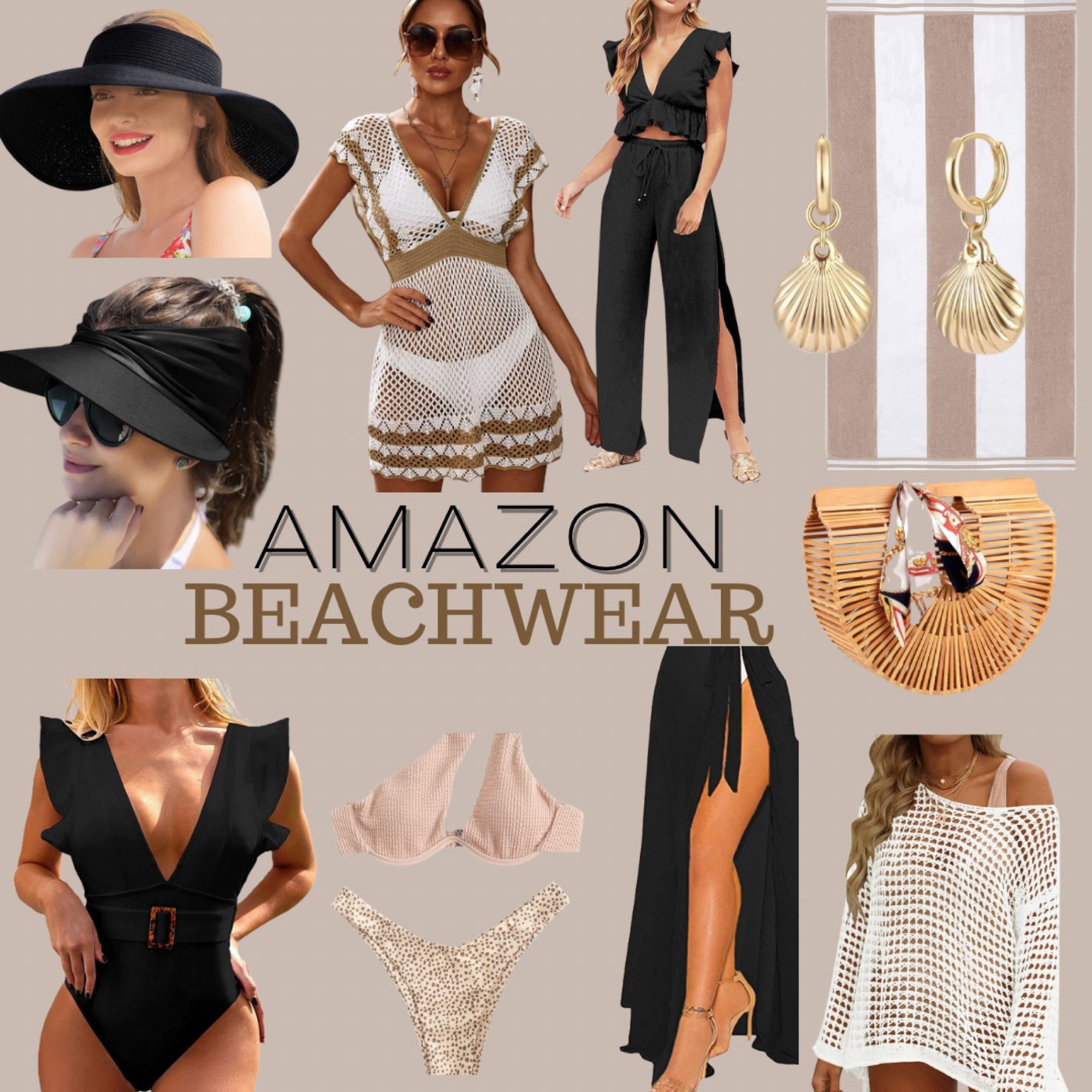 Amazon beachwear, swimwear, women’s bikinis, resortwear, beach bag

#LTKswim #LTKtravel #LTKSeasonal